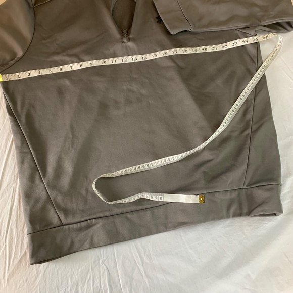 Men's Under Armour Gray 1/4 Zip Performance Pullover Top Size XL - Picture 5 of 5